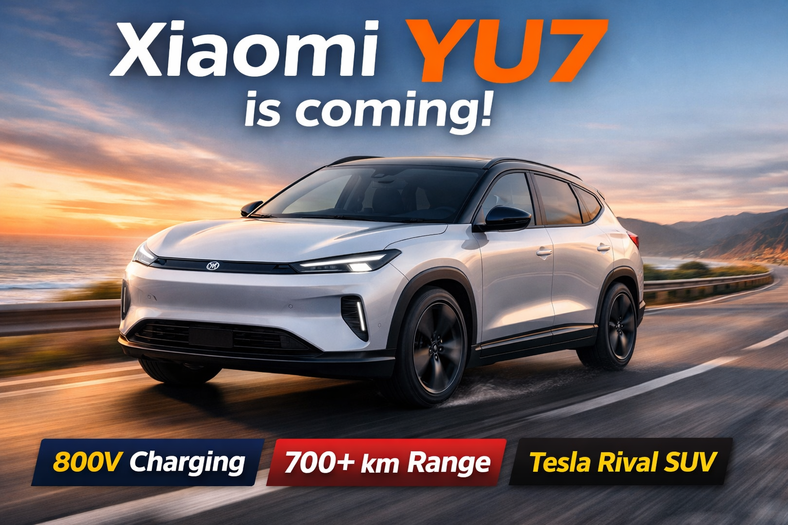 Xiaomi YU7 — новий електричний SUV